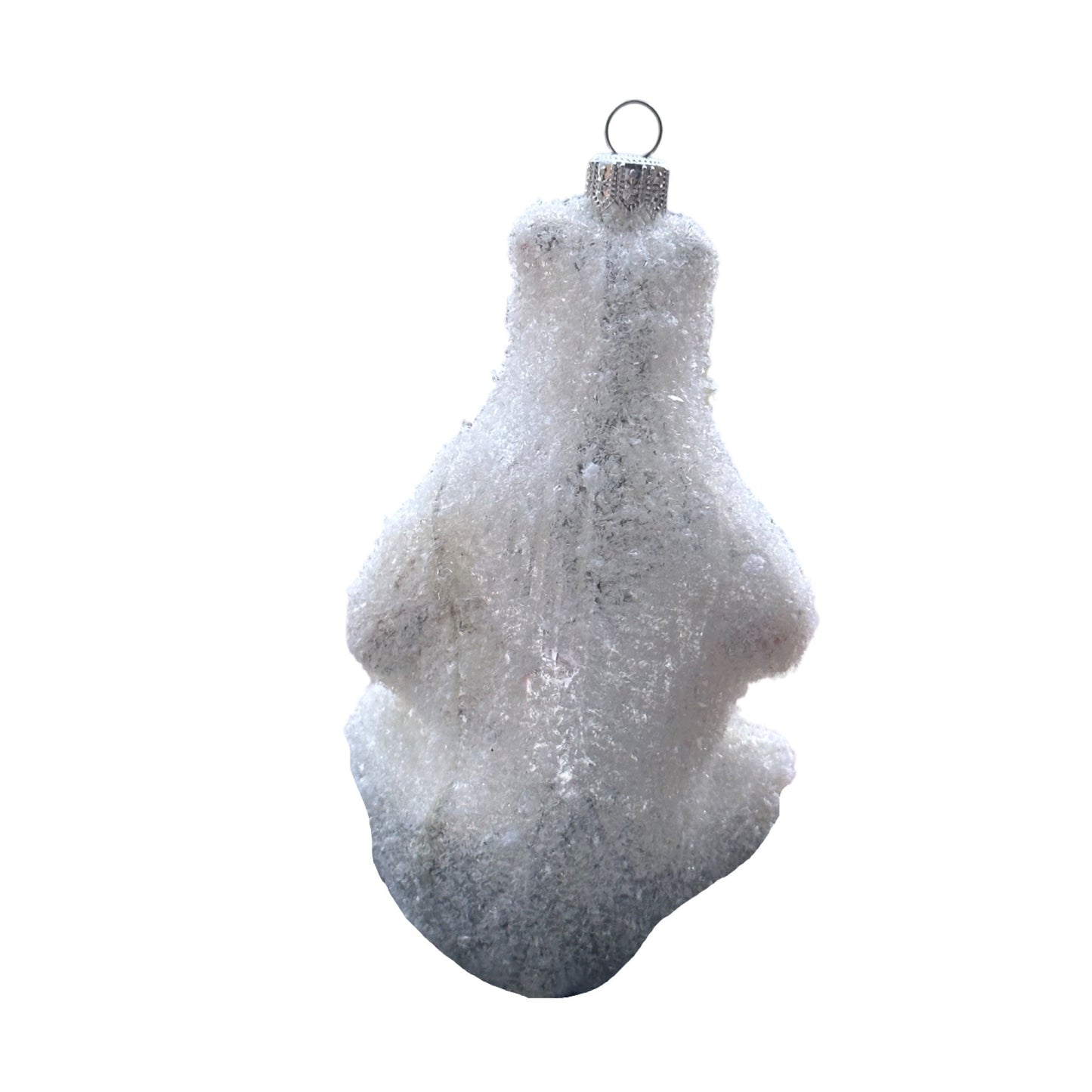 Polarbär Christbaumschmuck Glas Weihnachtsbaumanhänger