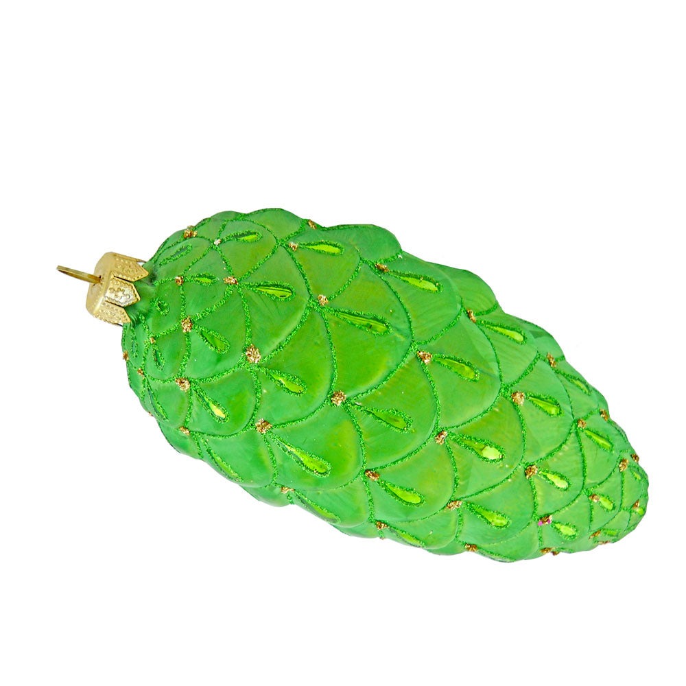 Tannenzapfen Christbaumschmuck Glas Weihnachtsbaumanhänger