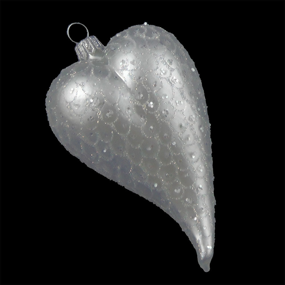 Herz Lalu Christbaumschmuck Glas Weihnachtsbaumanhänger