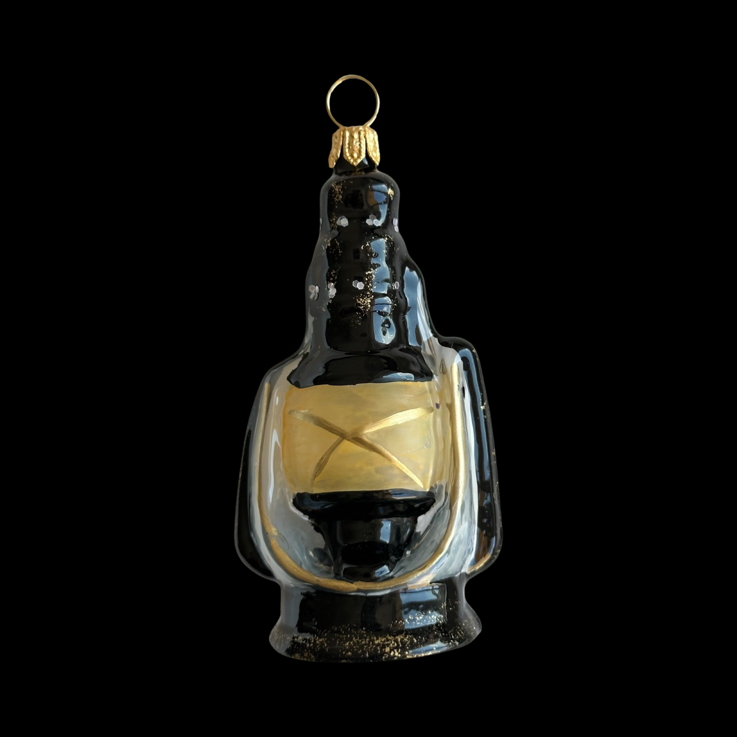 Öllampe Christbaumschmuck Glas Weihnachtsbaumanhänger