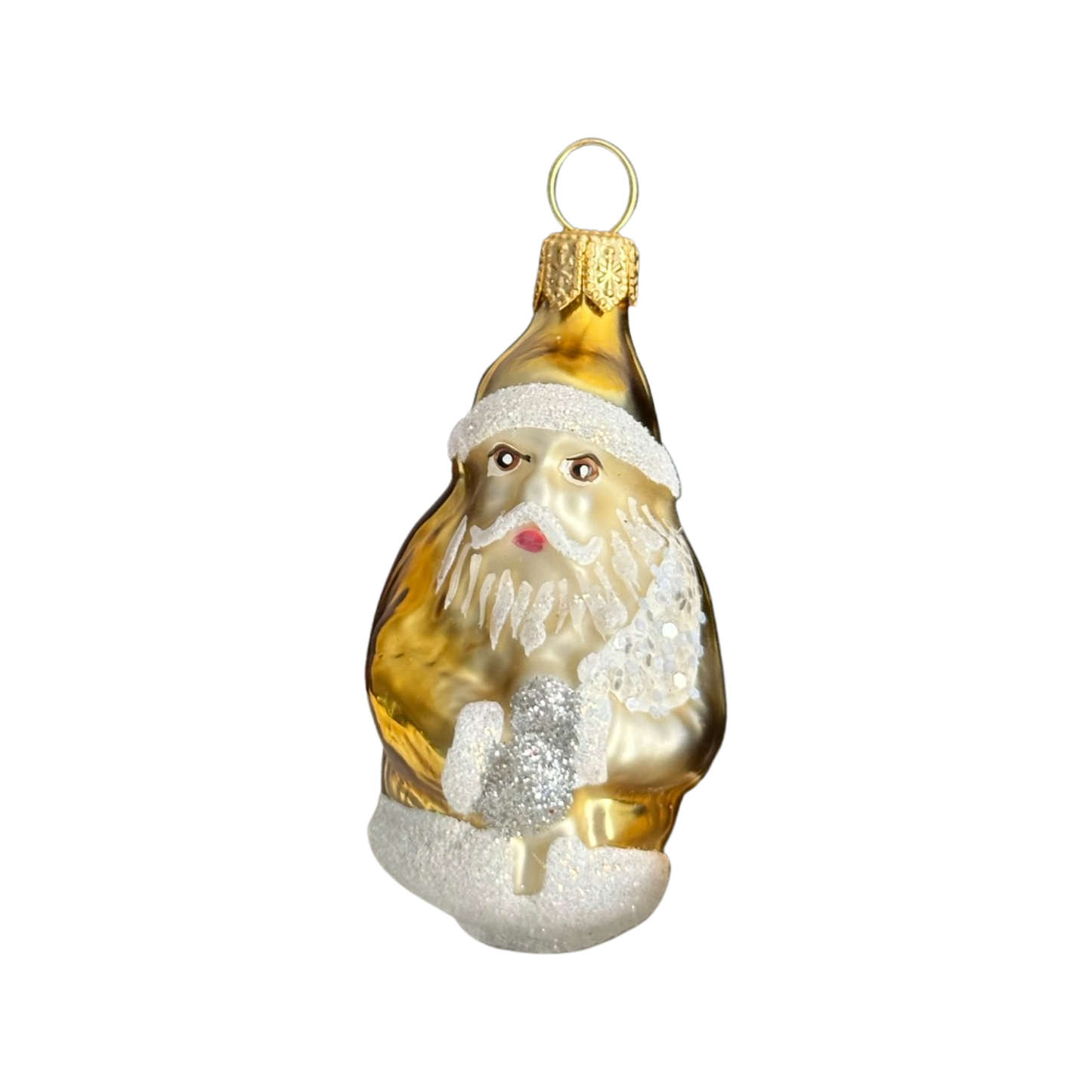 Weihnachtsmann Midi Christbaumschmuck Glas Weihnachtsbaumanhänger