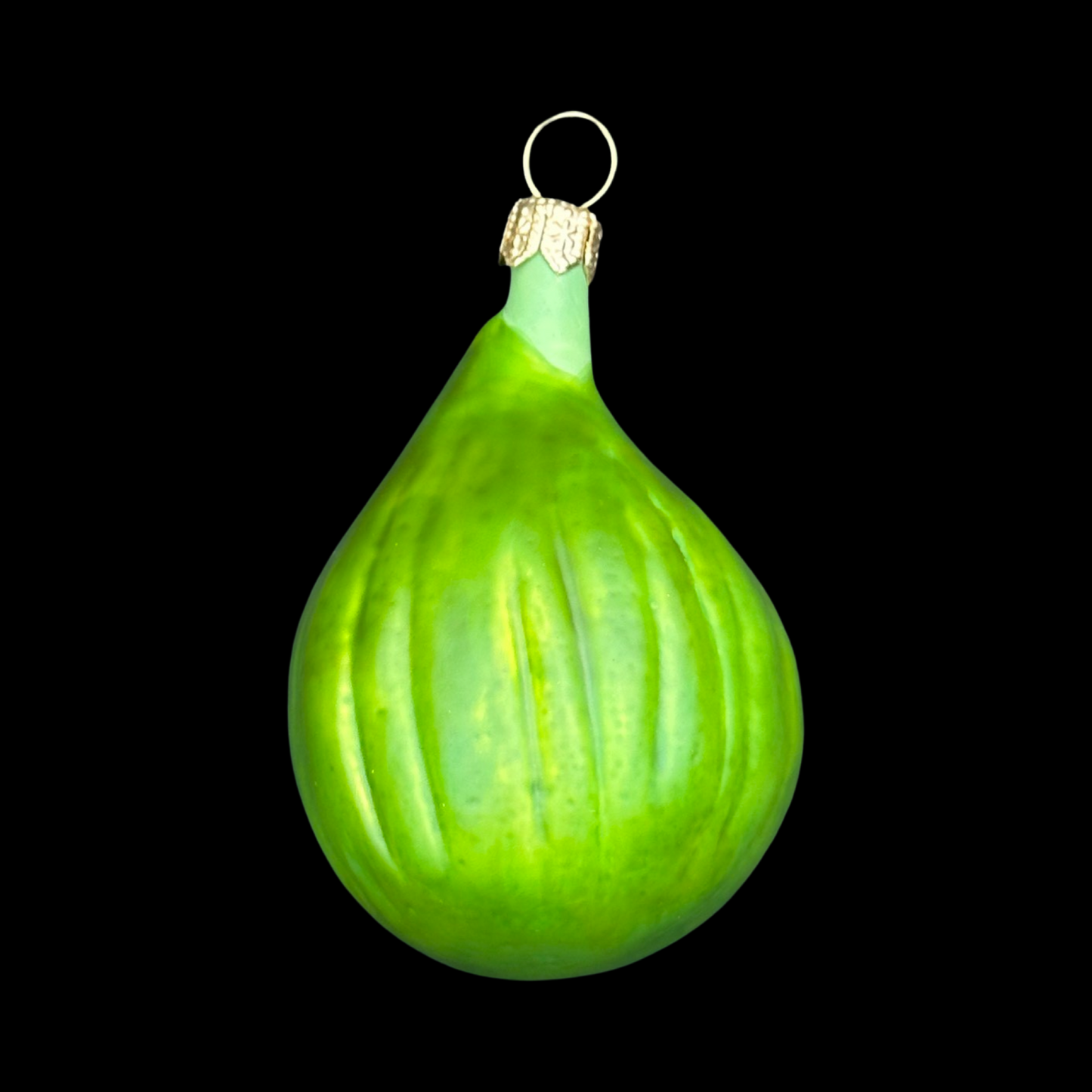 Feige Christbaumschmuck Glas Obstform Weihnachtsbaumkugel