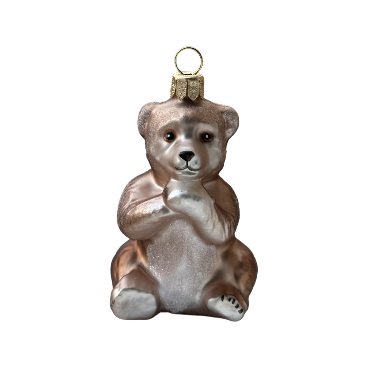 Bär Christbaumschmuck Glas Tier Weihnachtsbaumanhänger