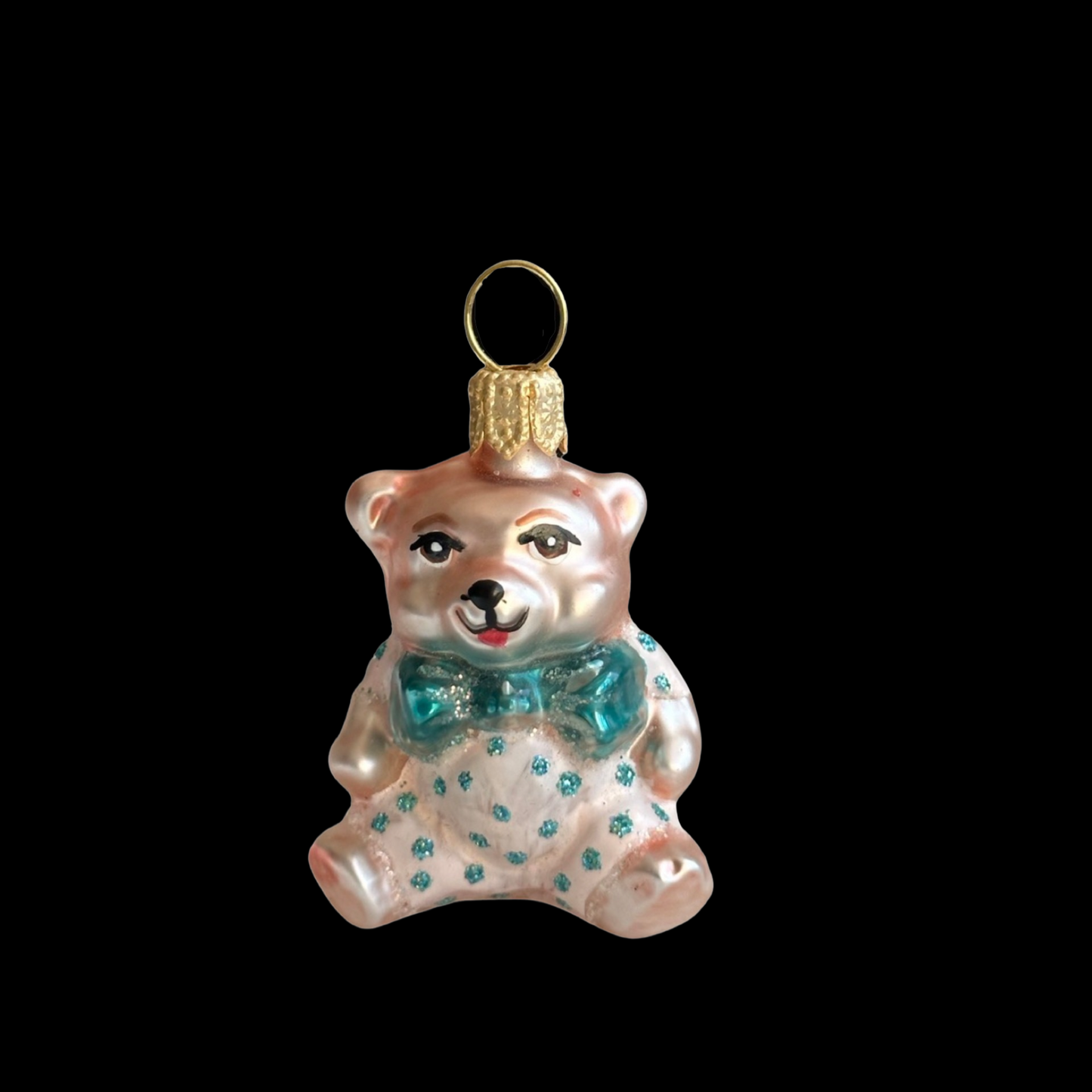 Teddybär Christbaumschmuck Glas Weihnachtsbaumanhänger