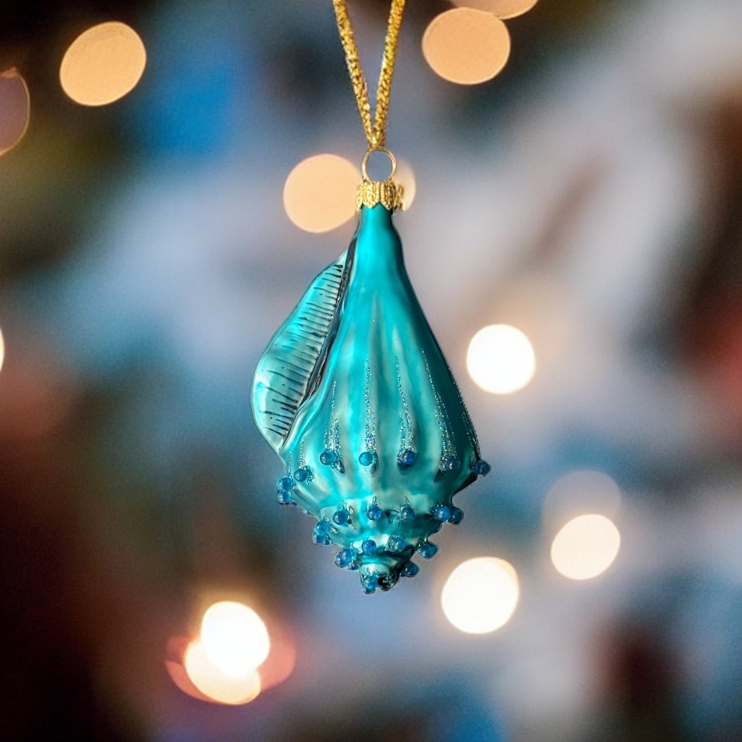 Muschel Christbaumschmuck Glas Weihnachtsbaumanhänger