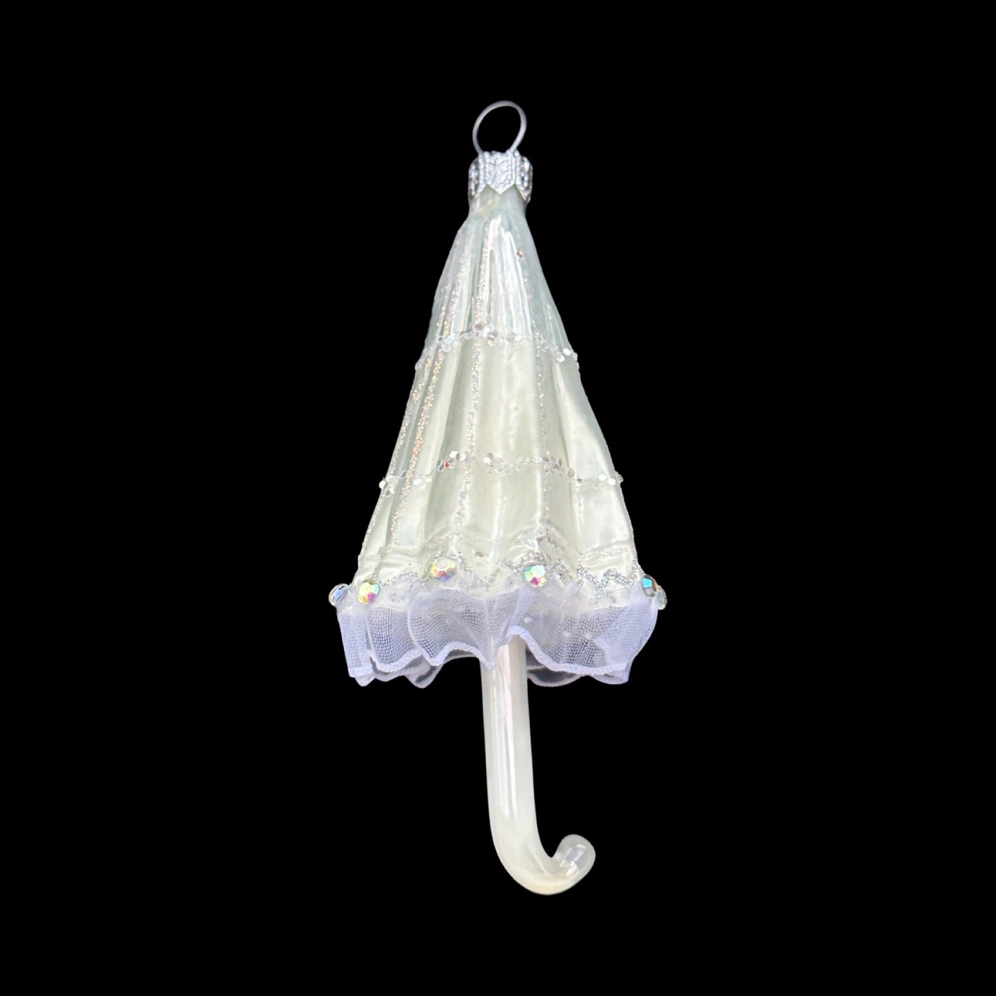 Regenschirm Christbaumschmuck Glas Weihnachtsbaumanhänger