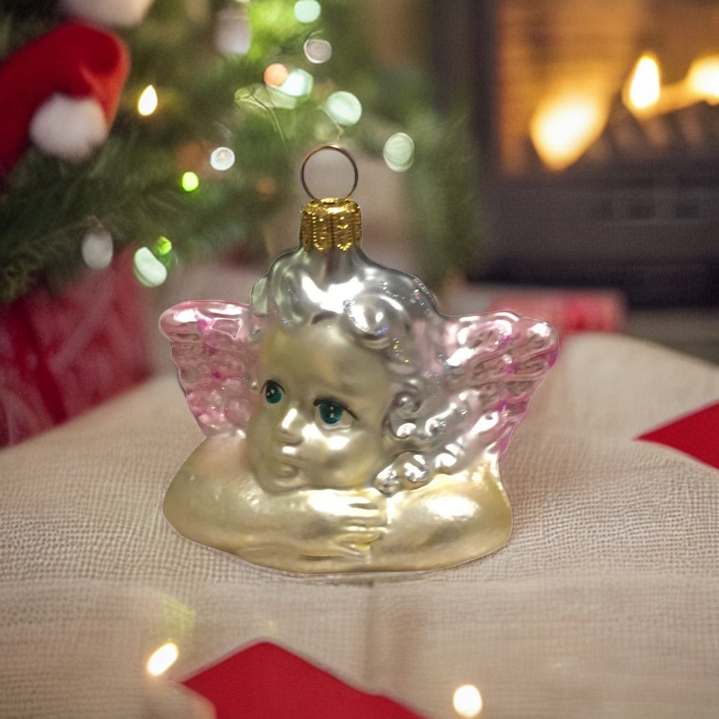 Engel Christbaumschmuck Glas Weihnachtsbaumanhänger