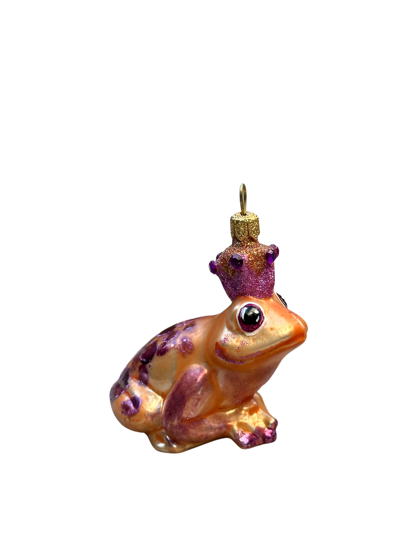 Froschkönig Christbaumschmuck Glas Tier Weihnachtsbaumanhänger – alkwiro Froschkönig Christbaumschmuck Glas Tier Weihnachtsbaumanhänger – alkwiro