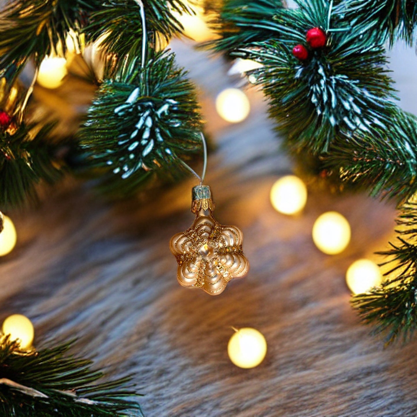 Stern Christbaumschmuck Glas Weihnachtsbaumanhänger