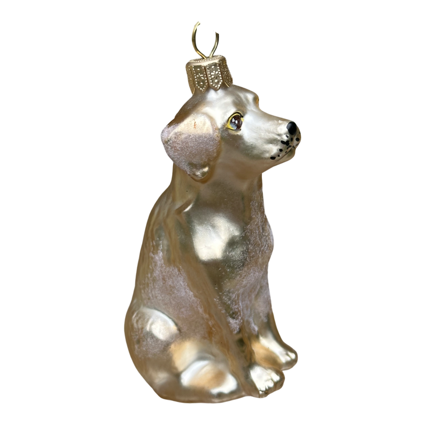 Hund Christbaumschmuck Glas Tier Weihnachtsbaumanhänger