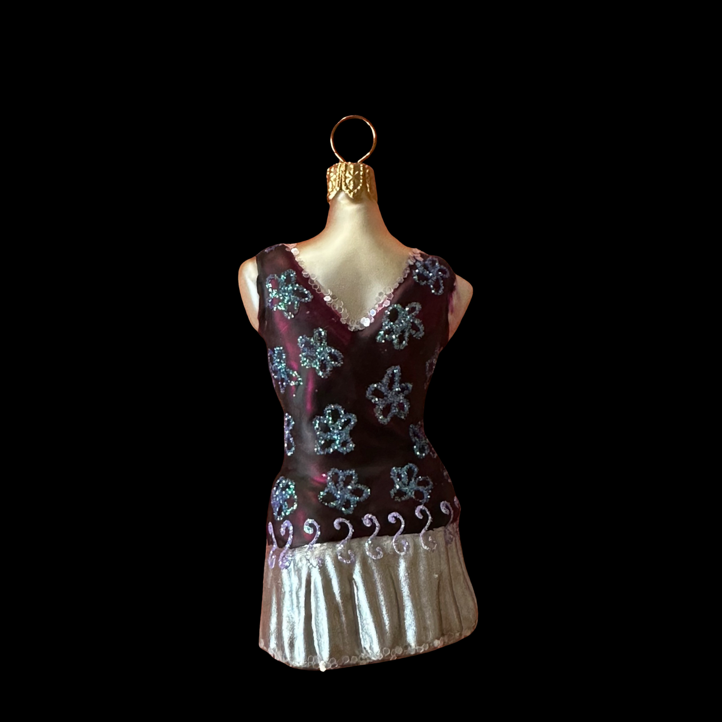 Kleid Christbaumschmuck Glas Weihnachtsbaumanhänger