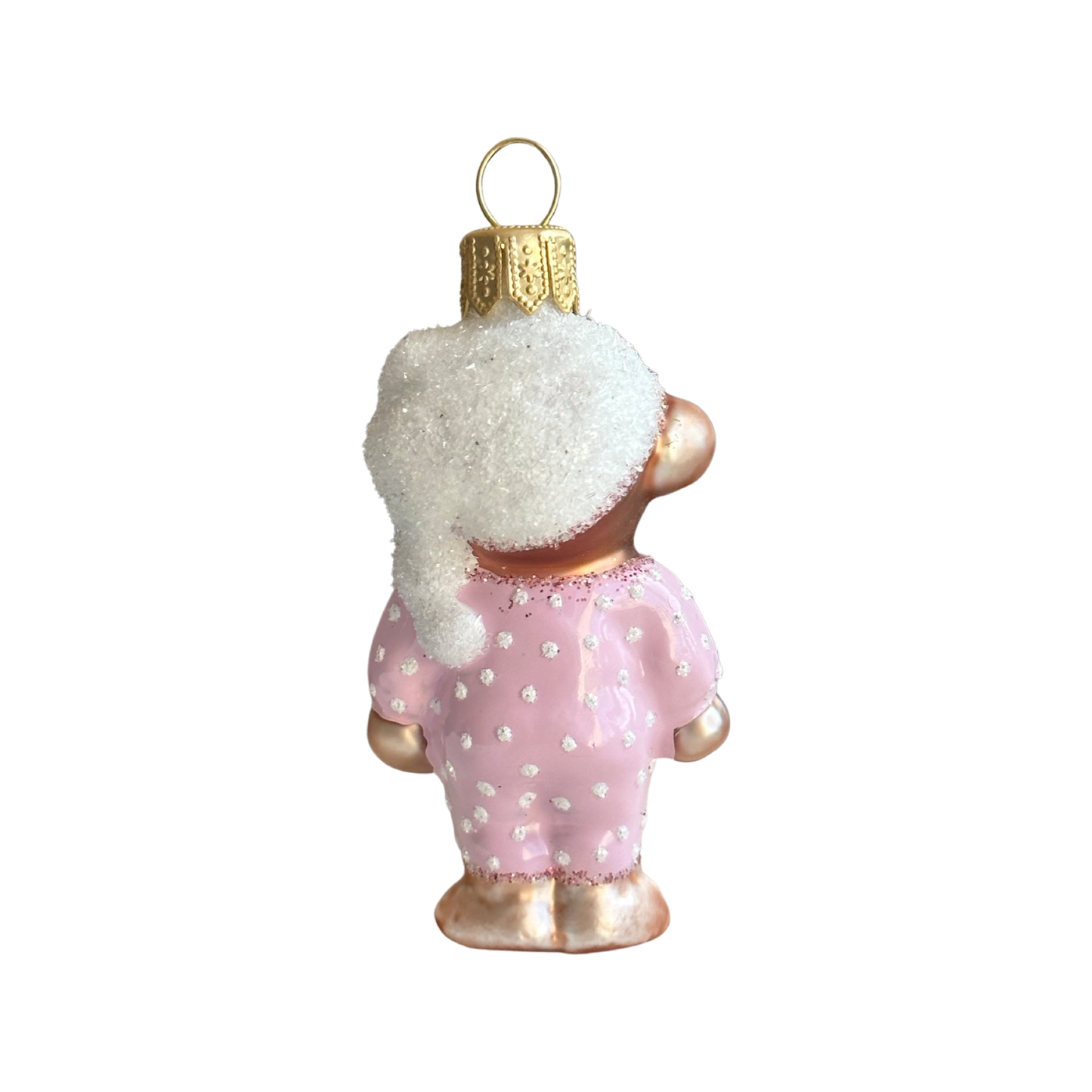 Teddybär Klein Christbaumschmuck Glas Weihnachtsbaumanhänger