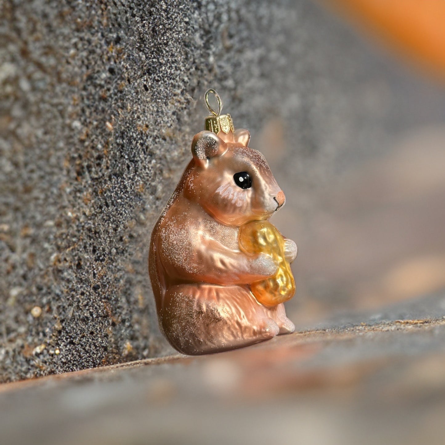 Hamster Christbaumschmuck Glas Tier Weihnachtsbaumanhänger