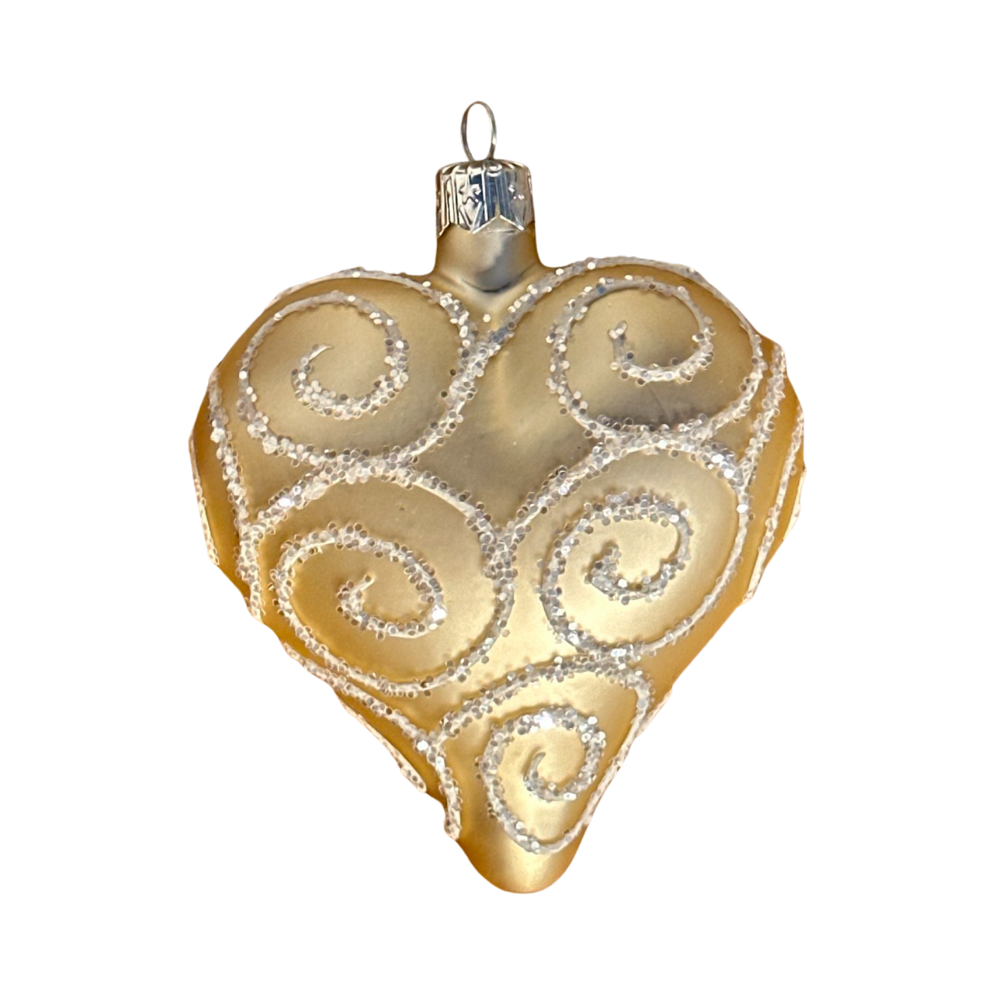 Herz Christbaumschmuck Glas Weihnachtsbaumanhänger