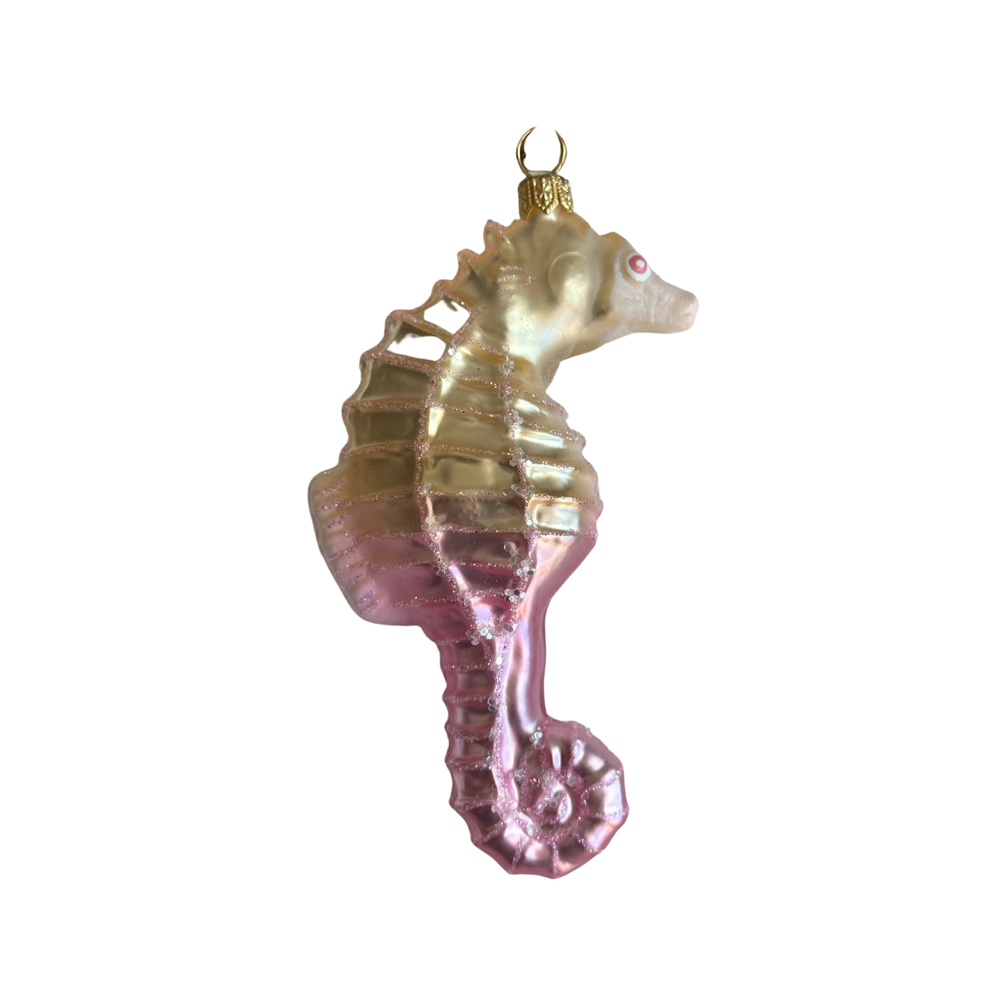 Seepferdchen Christbaumschmuck Glas Weihnachtsbaumanhänger