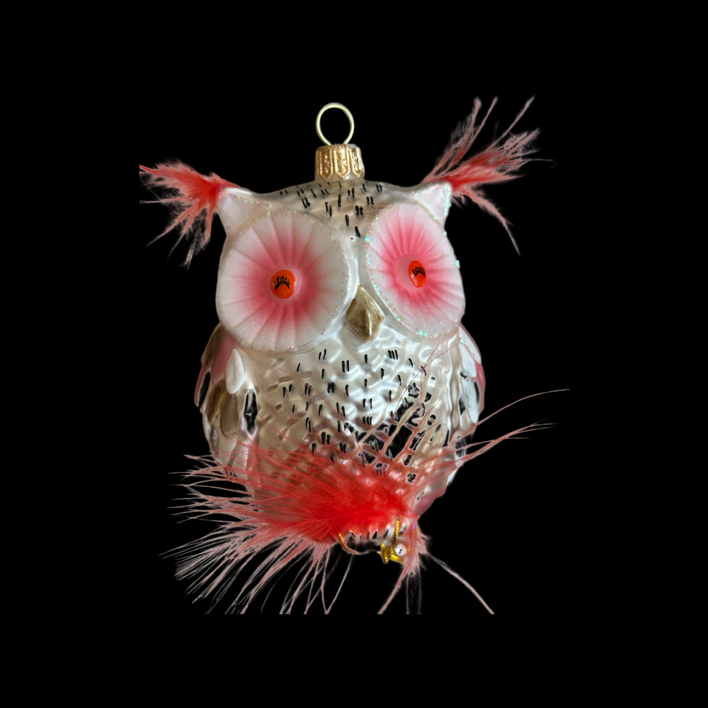 Eule Paula Christbaumschmuck Glas Tier Weihnachtsbaumanhänger
