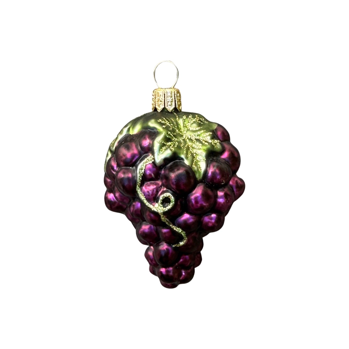 Weintrauben klein  Christbaumschmuck Glas Obstform Weihnachtsbaumkugel