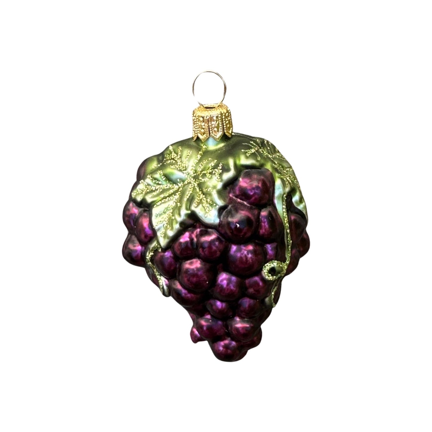 Weintrauben klein  Christbaumschmuck Glas Obstform Weihnachtsbaumkugel