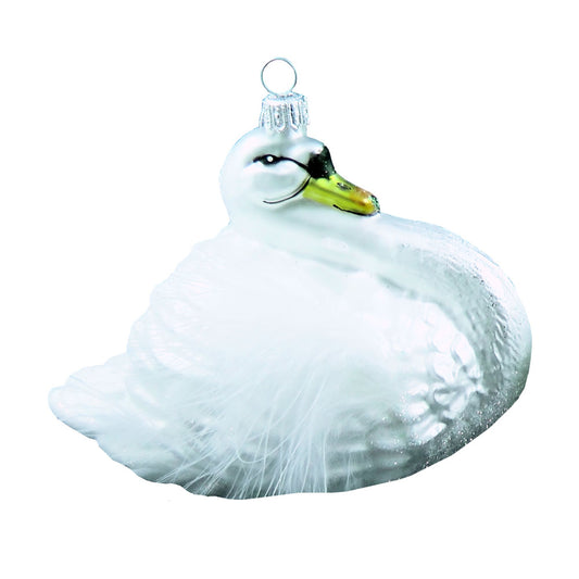 Schwan Christbaumschmuck Glas Weihnachtsbaumanhänger