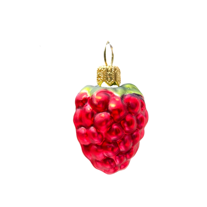 Himbeere Christbaumschmuck Glas Obstform Weihnachtsbaumkugel