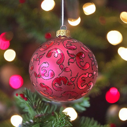 Kugel Christbaumschmuck Glas 8cm