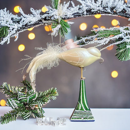 Vogel Christbaumschmuck Glas Weihnachtsbaumanhänger