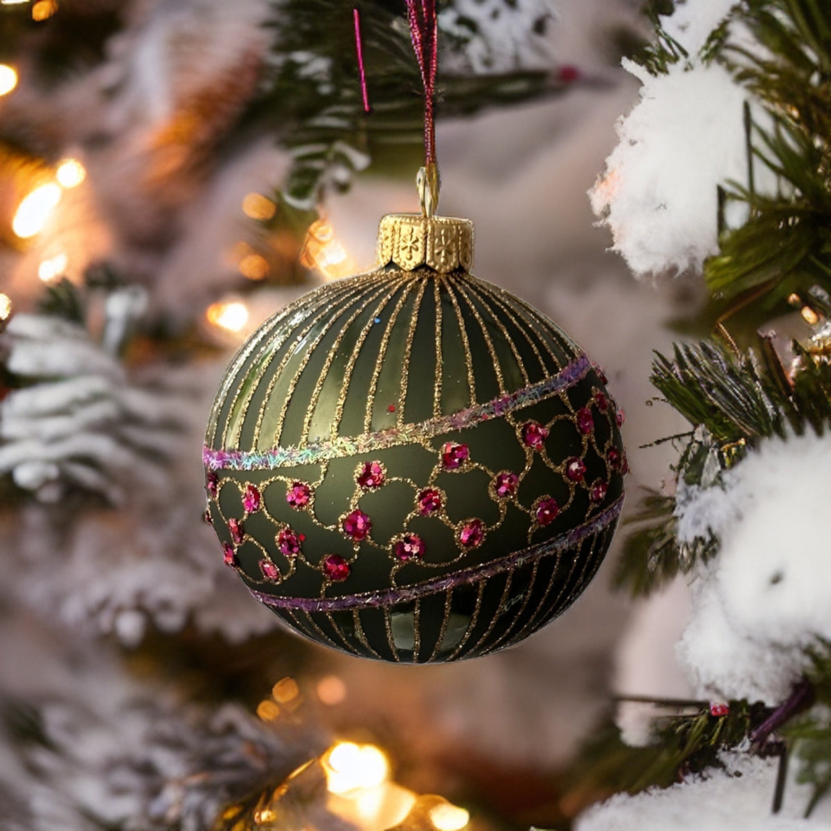 Kugel Christbaumschmuck Glas Weihnachtsbaumanhänger