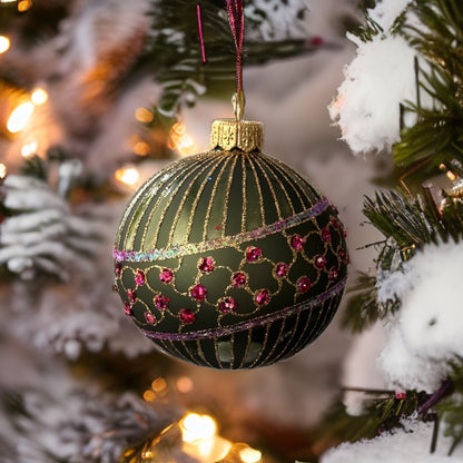 Kugel Christbaumschmuck Glas Weihnachtsbaumanhänger
