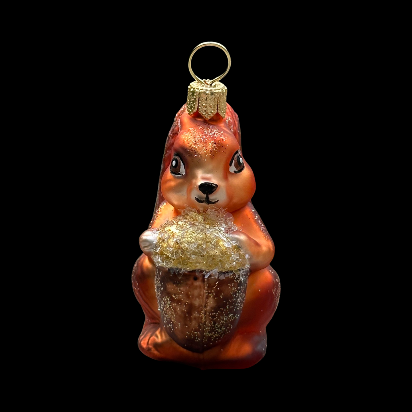 Eichhörnchen Aga  Christbaumschmuck Glas Tier Weihnachtsbaumanhänger
