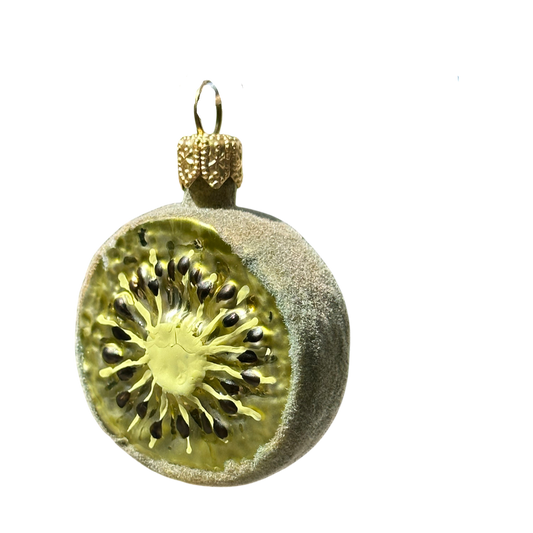 Kiwi Christbaumschmuck Glas Weihnachtsbaumanhänger
