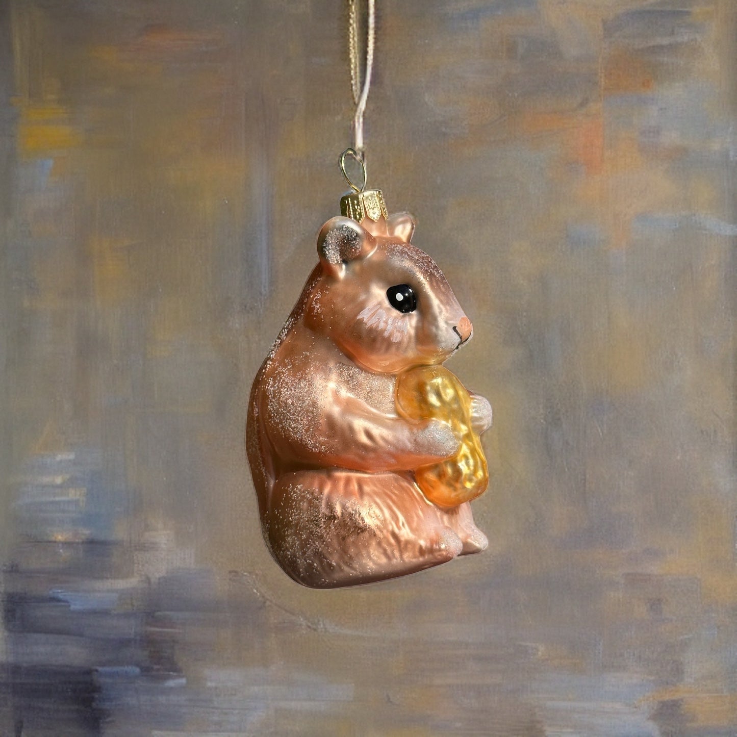 Hamster Christbaumschmuck Glas Tier Weihnachtsbaumanhänger