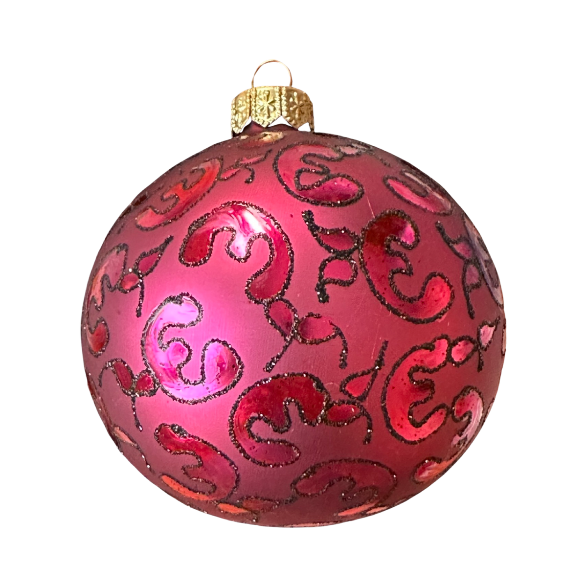 Kugel Christbaumschmuck Glas 8cm