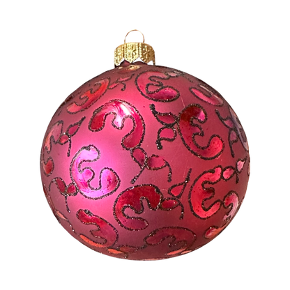 Kugel Christbaumschmuck Glas 8cm