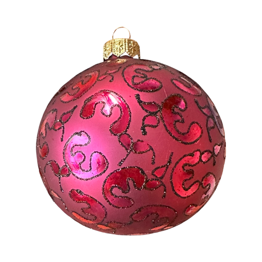 Kugel Christbaumschmuck Glas 8cm