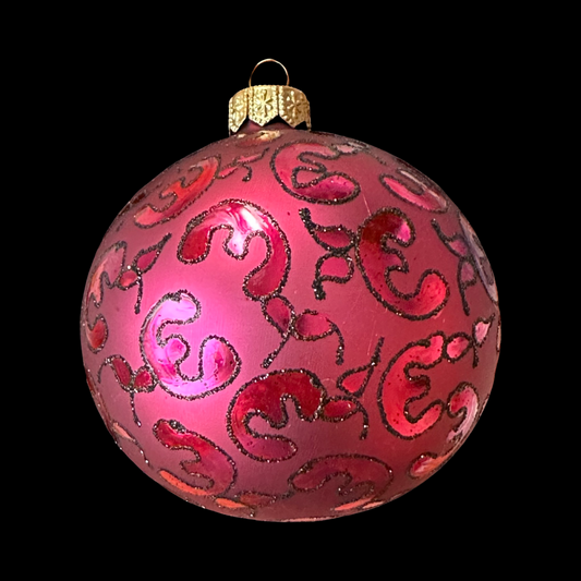 Kugel Christbaumschmuck Glas 8cm