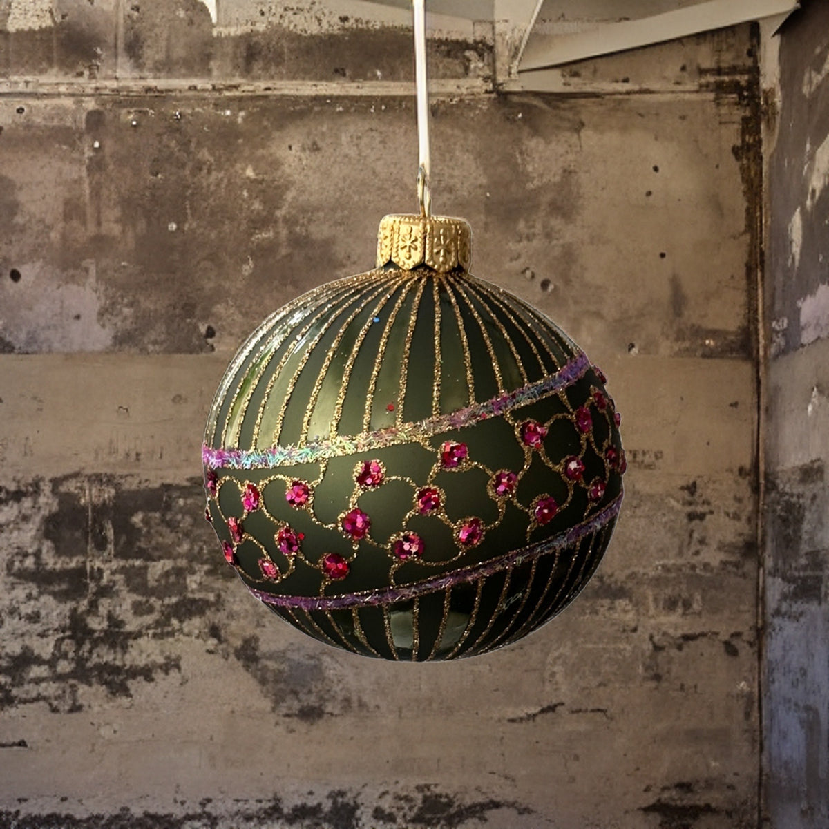 Kugel Christbaumschmuck Glas Weihnachtsbaumanhänger